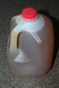 A Gallon of Red Pepper Spray ready to go.