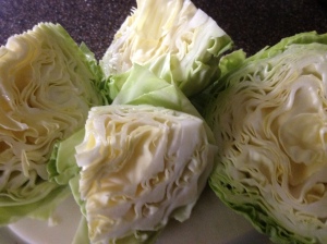Once you cut open cabbage, be sure to use the remainder within a couple of days to preserve the vitamin C content. 